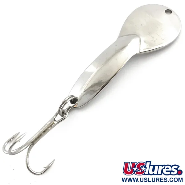 Vintage  Acme Dazzler #2, 1/4oz Nickel fishing spoon #5088