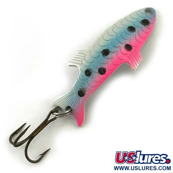 Vintage  Acme Phoebe, 1/8oz Trout / Nickel fishing spoon #5101