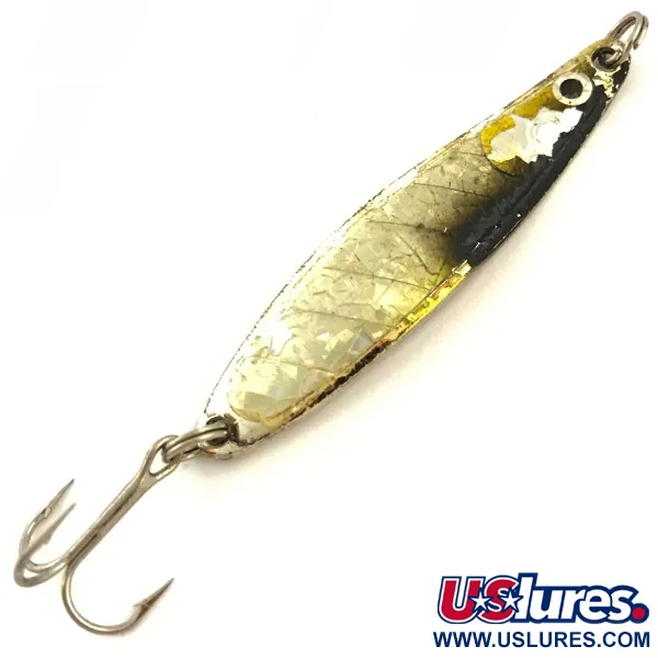 Vintage   Stanley Jigs, 3/16oz Silver / Silver Plated / Hologram Silver / Black fishing spoon #5120