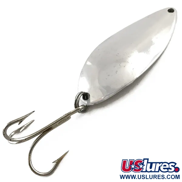 Vintage  Seneca Little Cleo (Hula Girl), 3/4oz Nickel fishing spoon #5135