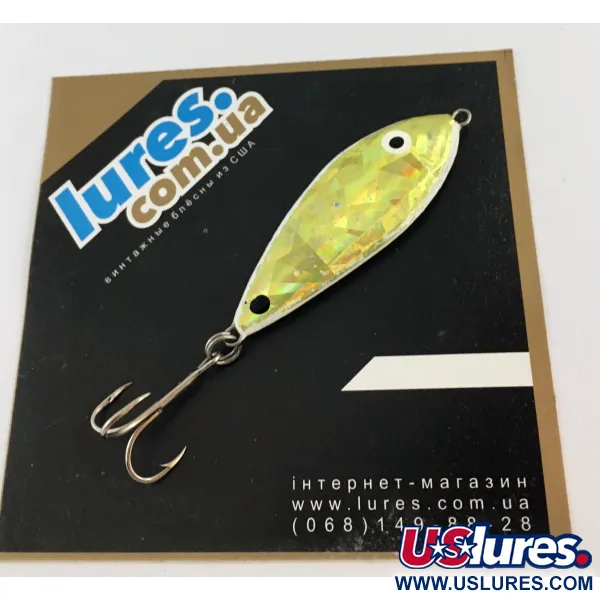 Vintage  RSR Lures RSR SHAD , 1 1/4oz Gold fishing spoon #5136
