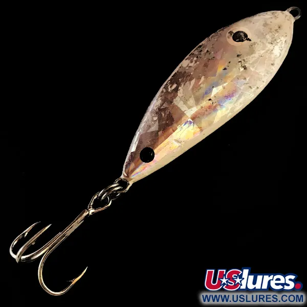 Vintage  RSR Lures RSR SHAD , 1 1/4oz Silver fishing spoon #5137