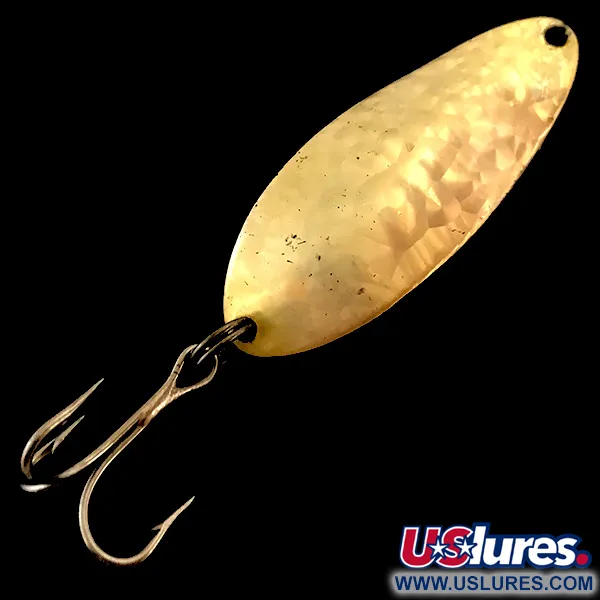 Vintage  Seneca Little Cleo (Hula Girl) Crystal, 1/3oz Crystal (Golden Scale)  fishing spoon #5147