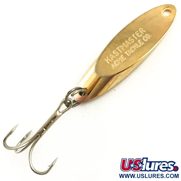 Vintage  Acme Kastmaster , 1/4oz Gold fishing spoon #5153