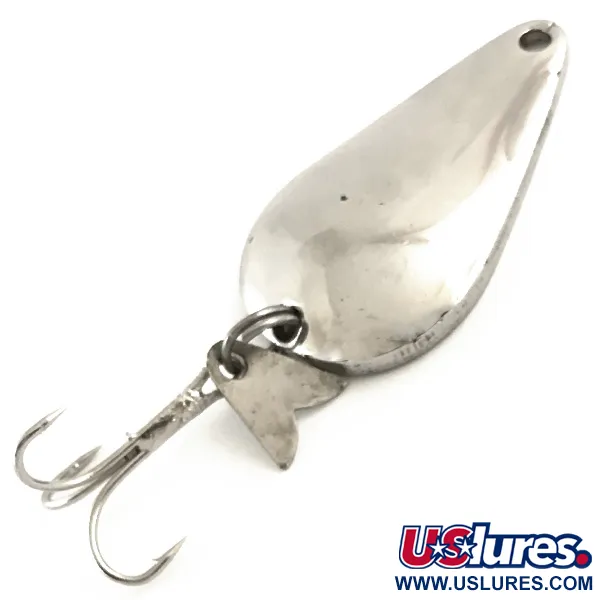 Vintage  Acme K.O. Wobbler, 1/2oz Nickel fishing spoon #5155
