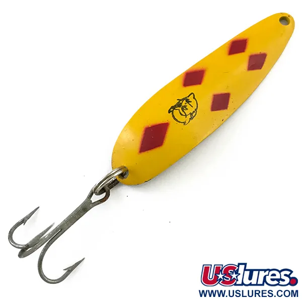 Vintage  Eppinger Dardevle Cop-E-Cat 7400, 1/2oz Five of Diamonds fishing spoon #5182