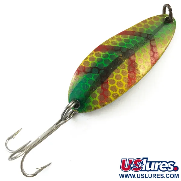 Vintage  Seneca Little Cleo (Hula Girl), 1/3oz Perch fishing spoon #5189