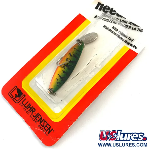  Luhr Jensen Needlefish 1, 1/16oz Fire Tiger fishing spoon #5192