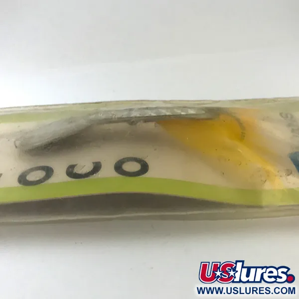  Glen Evans Weedless Loco, 2/3oz Nickel / Hologram / Yellow fishing spoon #5200