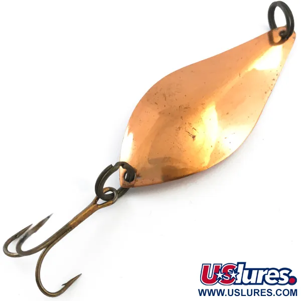 Vintage  Lanes Tackle & Bait Lane's Flasher, 1/2oz Copper fishing spoon #5218