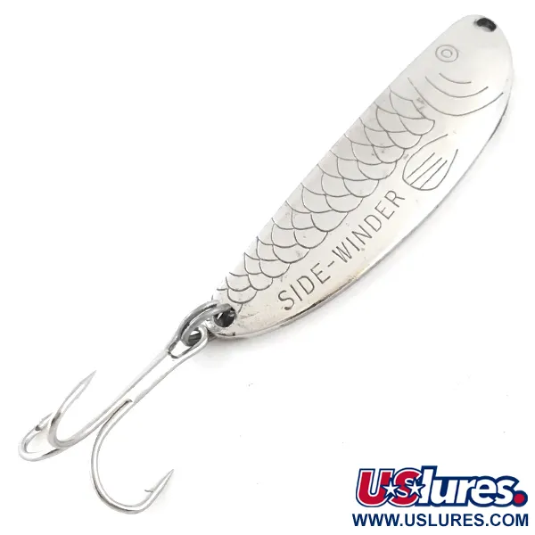 Vintage  Acme Side-winder, 1/3oz Nickel fishing spoon #5229