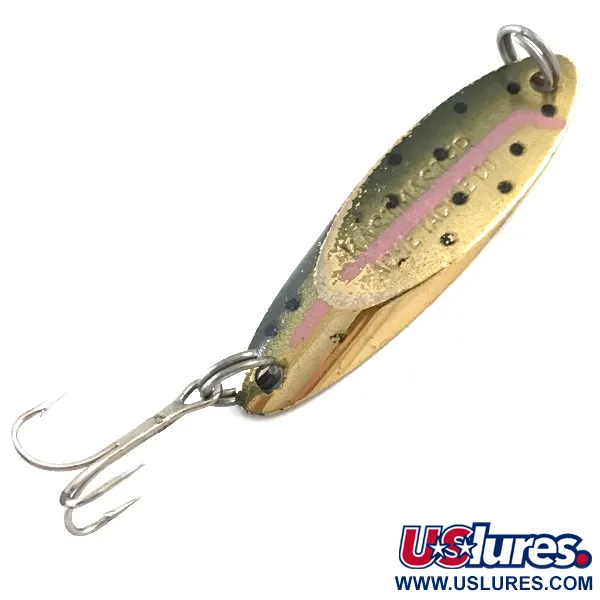 Vintage  Acme Kastmaster , 1/4oz Trout / Gold fishing spoon #5234