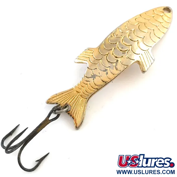 Vintage  Acme Phoebe, 1/4oz Gold fishing spoon #5238