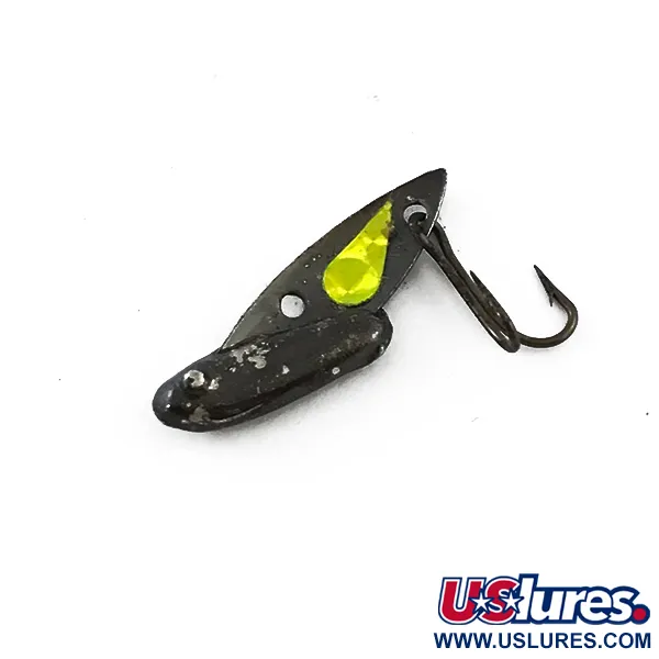 Vintage   Reef Runner Cicada, 3/64oz Black / Green fishing spoon #5241