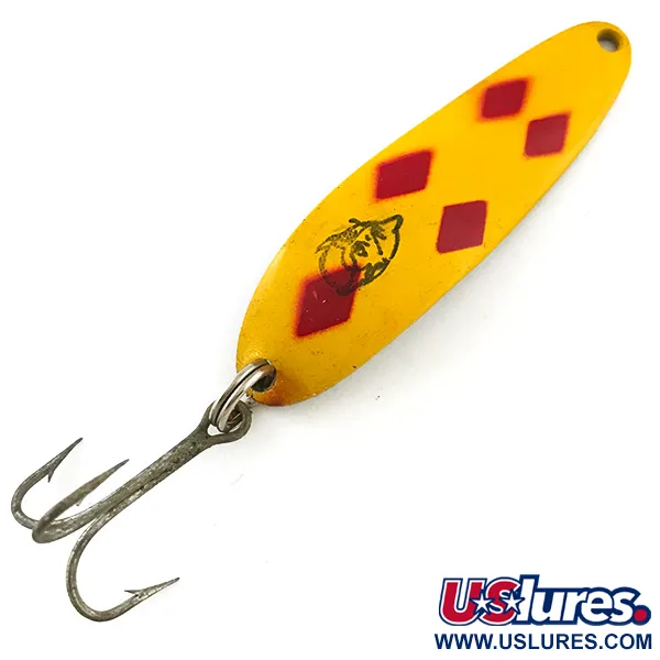 Vintage  Eppinger Dardevle Cop-E-Cat 7300, 1/3oz Five of Diamobds fishing spoon #5268