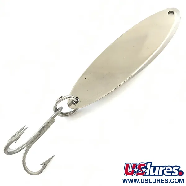 Vintage  Acme Kastmaster , 1 1/2oz Nickel / Blue fishing spoon #5277