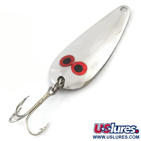 Vintage   Worth Spoon, 1/3oz Nickel fishing spoon #5281