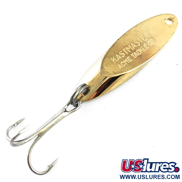 Vintage  Acme Kastmaster , 1/4oz Gold fishing spoon #5287