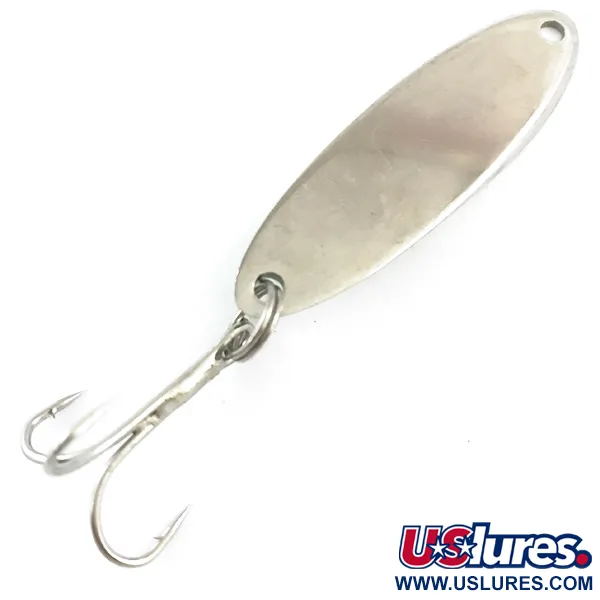 Vintage  Acme Kastmaster , 3/8oz Nickel / Green fishing spoon #5289