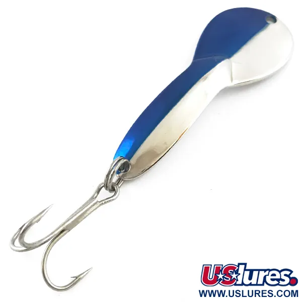  Acme Dazzler #2, 1/4oz Nickel / Blue fishing spoon #5297