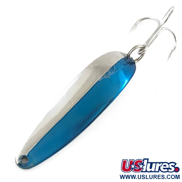 Vintage  Eppinger Dardevle Cop-E-Cat 7400, 1/2oz Nickel / Blue fishing spoon #5304