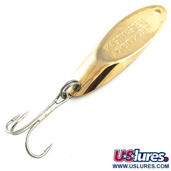 Vintage  Acme Kastmaster , 3/8oz Gold fishing spoon #5306