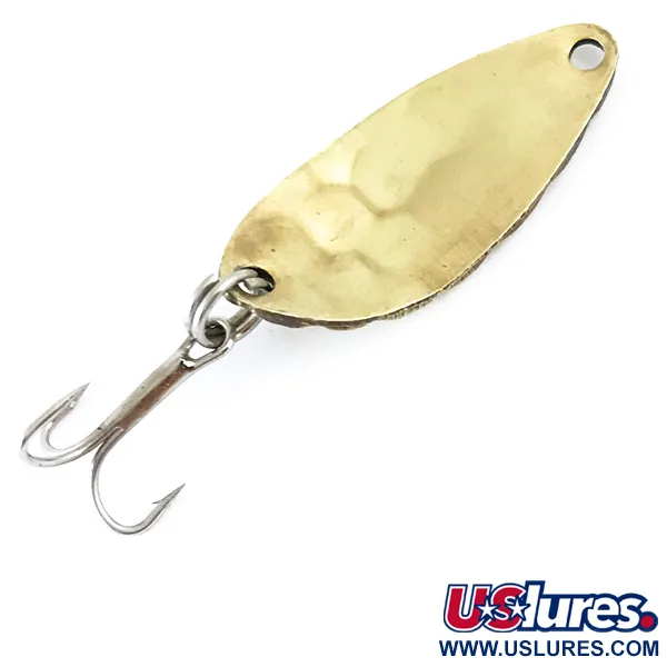Vintage   Acme Little Cleo, 1/8oz Gold fishing spoon #5312