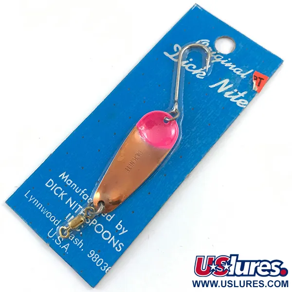  Dick Nite Spoons Dick Nite #2, 1/16oz Copper / Pink fishing spoon #5318