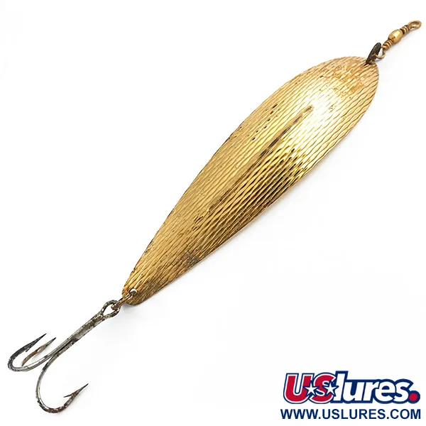 Vintage   Williams Whitefish C90, 1 1/3oz Gold fishing spoon #5327