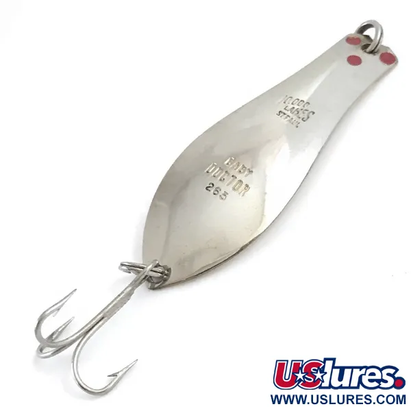 Vintage  Other Little Doctor 265 Baby Doctor, 1/3oz Nickel / Gold fishing spoon #5333