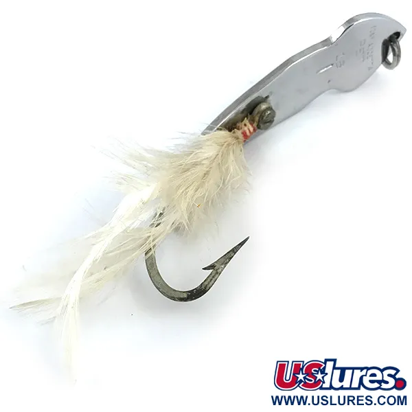 Vintage   Tony Accetta Pet Spoon 15, 1oz Nickel fishing spoon #5347