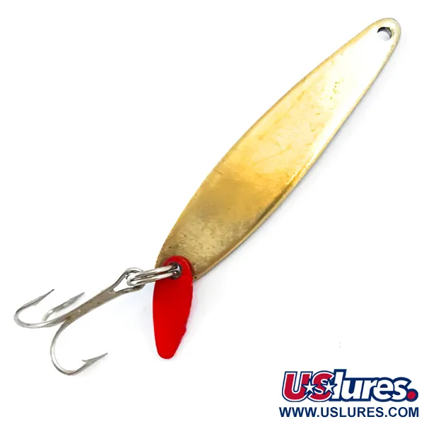 Vintage   Bay de Noc Swedish pimple, 1/4oz Gold / Silver fishing spoon #5356