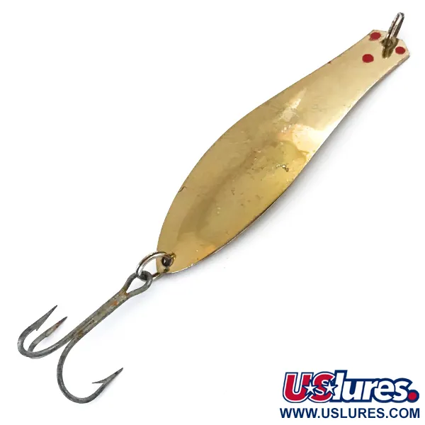 Vintage  Prescott Spinner Little Doctor 275, 3/4oz Gold fishing spoon #5368
