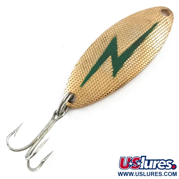 Vintage   Acme The Streak, 3/16oz Gold fishing spoon #5372