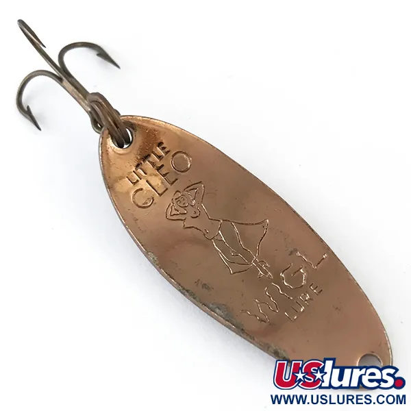 Vintage  Seneca Little Cleo (Hula Girl), 1/3oz Copper fishing spoon #5386