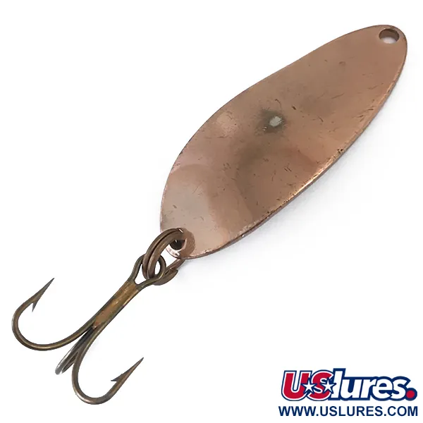 Vintage  Seneca Little Cleo (Hula Girl), 1/3oz Copper fishing spoon #5386