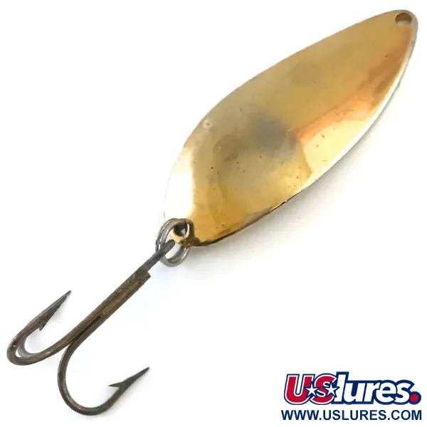 Vintage  Seneca Little Cleo (Hula Girl), 3/4oz Gold fishing spoon #5395