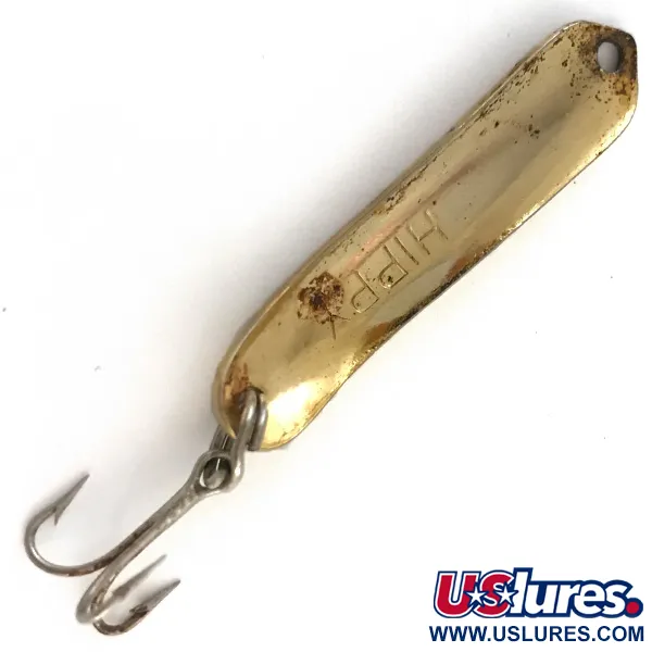 Vintage  Acme Hippy, 1/8oz Gold fishing spoon #5420
