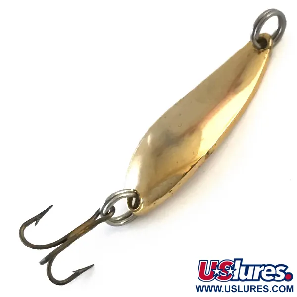 Vintage  Acme Fiord Spoon Jr, 1/8oz Gold fishing spoon #5422