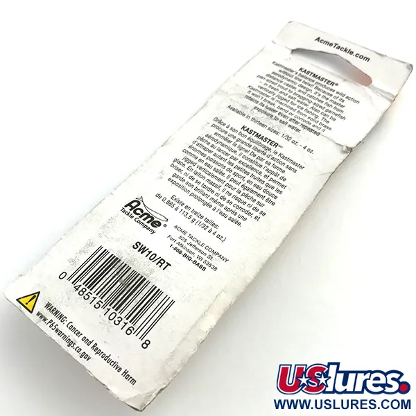  Acme Kastmaster , 1/4oz Rainbow Trout fishing spoon #5445