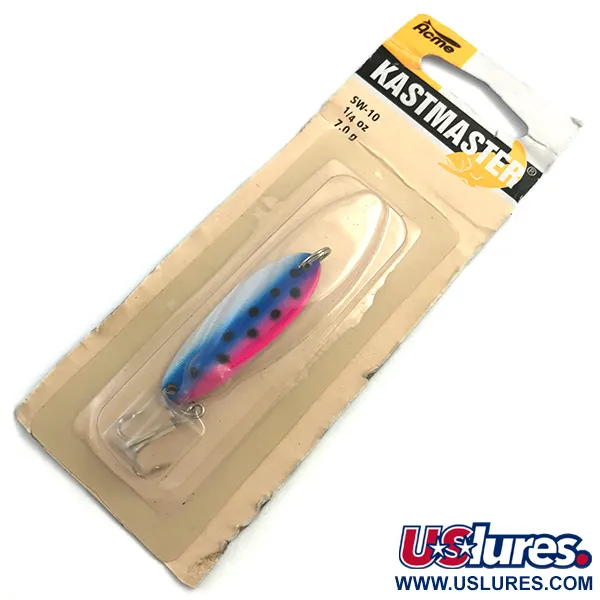  Acme Kastmaster , 1/4oz Rainbow Trout fishing spoon #5445
