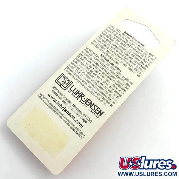  Luhr Jensen Krocodile Die #4, 1/2oz Red / White fishing spoon #5453