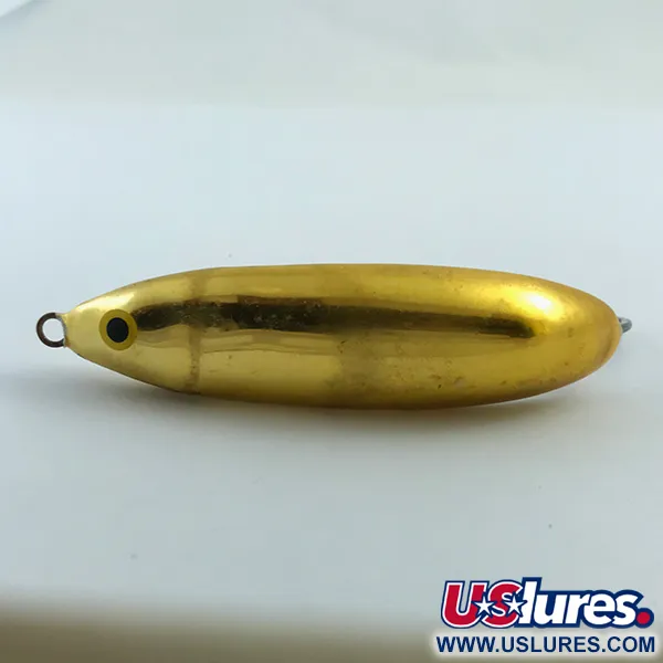 Vintage   Weedless Rapala Minnow Spoon, 1/2oz Gold fishing spoon #5466
