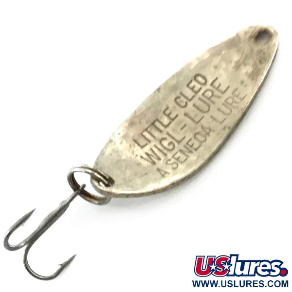 Vintage  Seneca Little Cleo Crystal, 1/4oz Crystal (Silver)  fishing spoon #5467