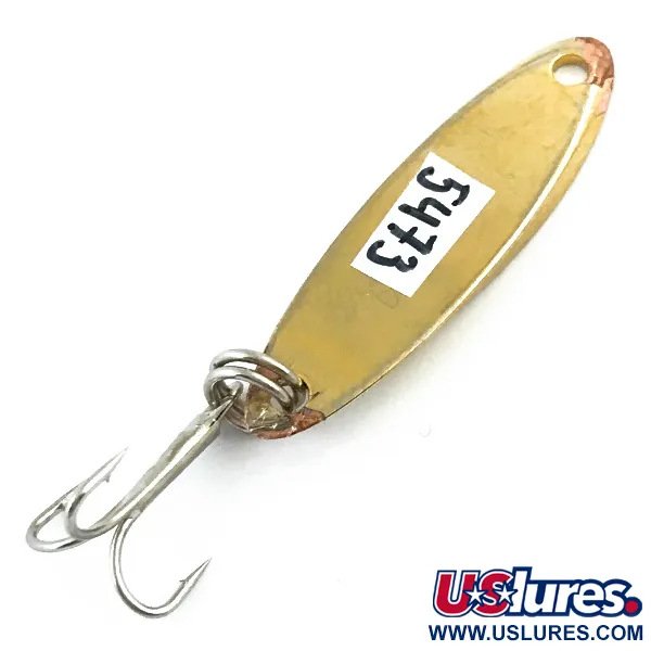 Vintage  Acme Kastmaster , 1/8oz Gold fishing spoon #5473