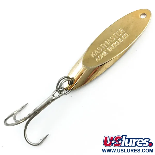 Vintage  Acme Kastmaster , 1/4oz Gold fishing spoon #5475