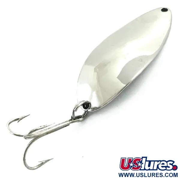 Vintage  Seneca Little Cleo (Hula Girl), 1/2oz Nickel fishing spoon #5493