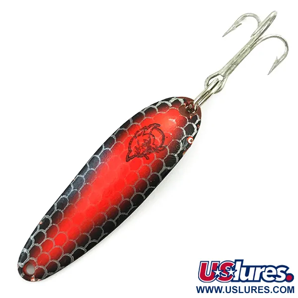 Vintage  Eppinger Dardevle Cop-E-Cat 7300, 1/3oz Red / Black / Nickel fishing spoon #5498