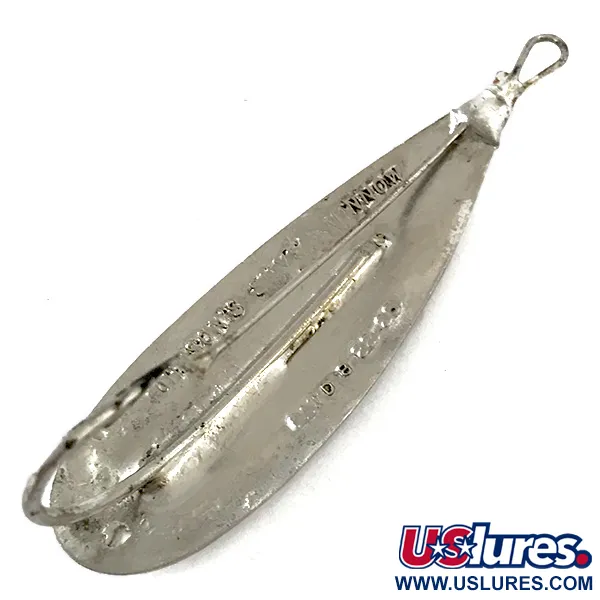 Vintage   Weedless Johnson Silver Minnow, 2/5oz Silver fishing spoon #5507