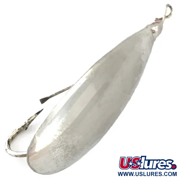 Vintage   Weedless Johnson Silver Minnow, 2/5oz Silver fishing spoon #5507